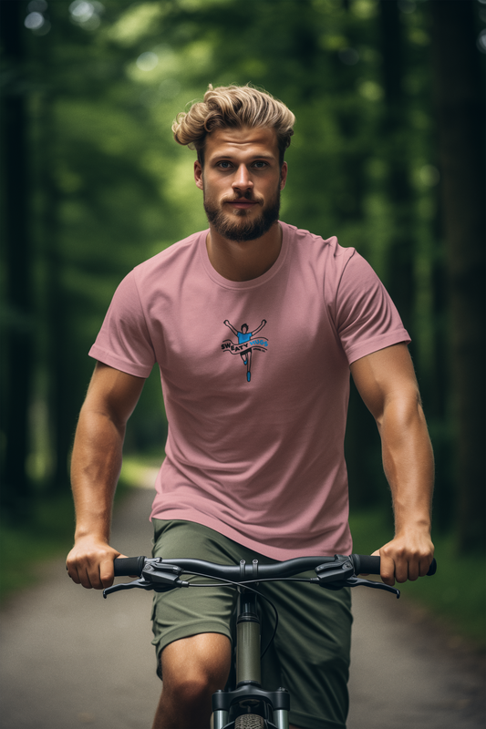 Unisex Cotton Crew Tee - Centered Logo