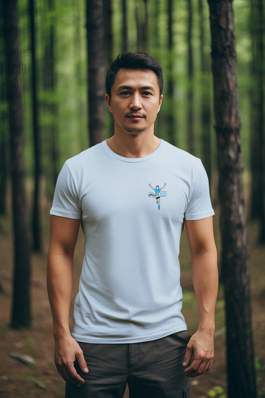 Unisex Cotton Crew Tee - Offset Logo